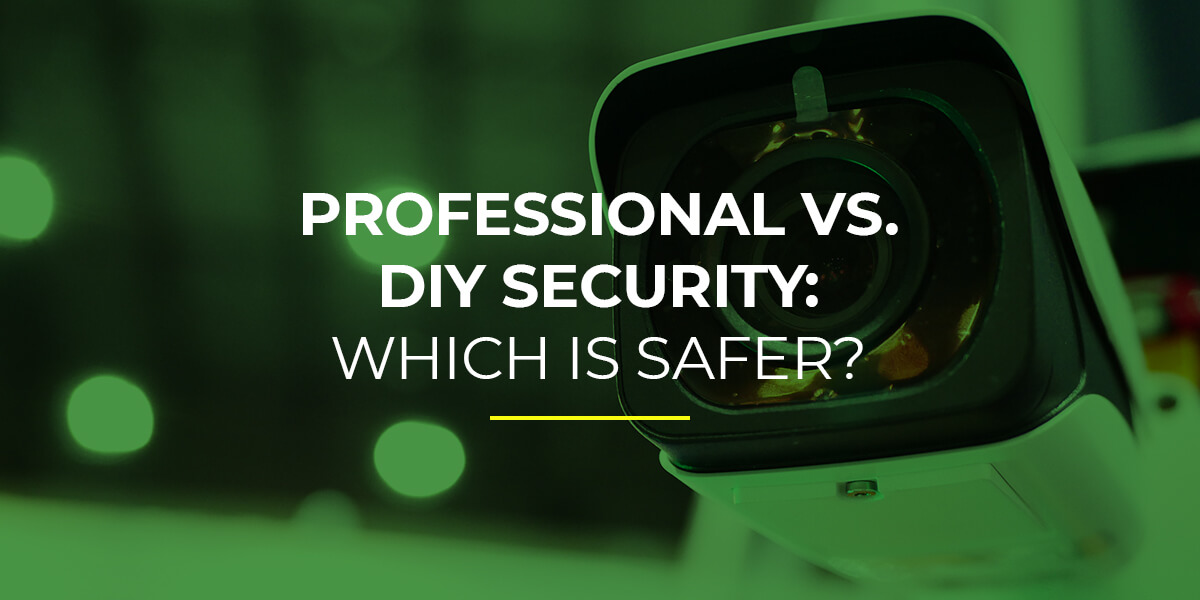 professional vs. DIY security