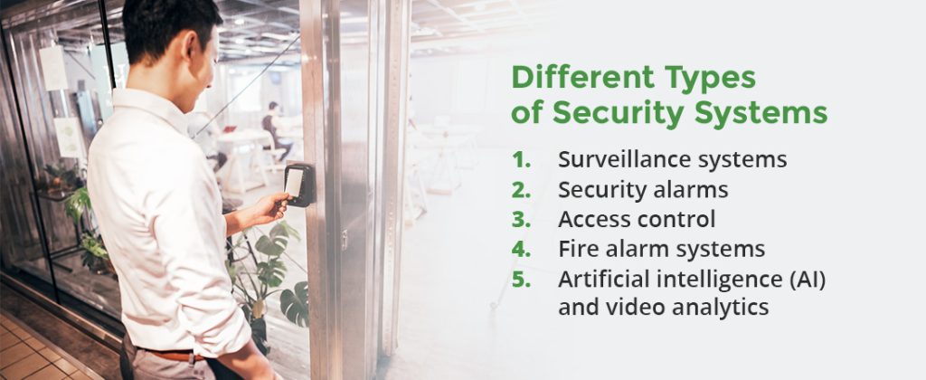 Different types of security systems